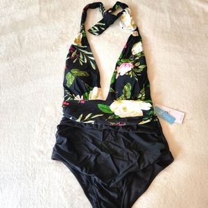 Cupshe Size L Deep V Swimsuit